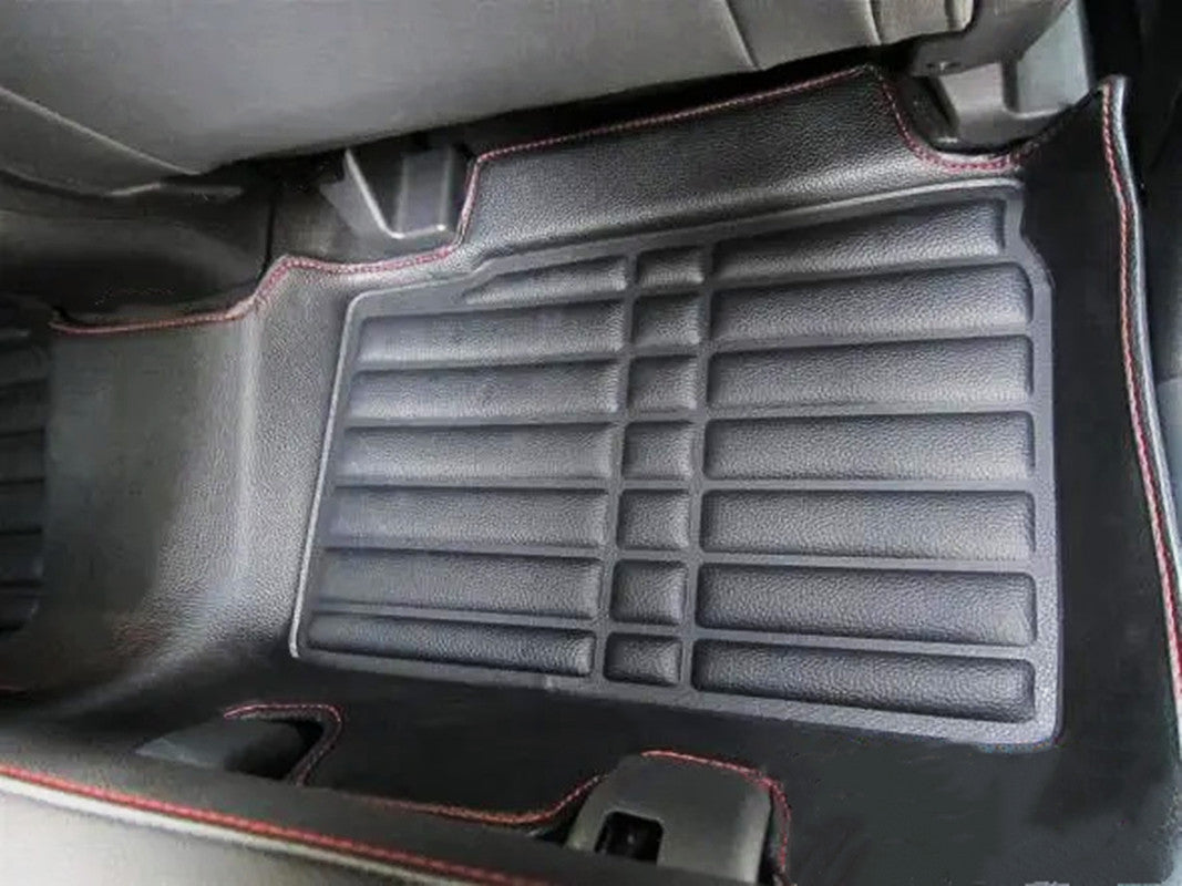 Floor Mats Dymanic Black Leather Surface 3D Waterproof for Ford Escape 2015-2019