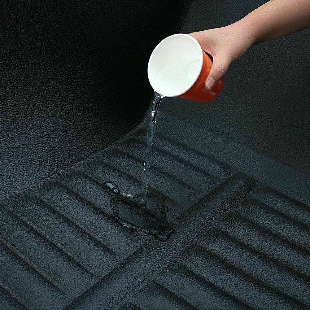 Floor Mats Dymanic Black Leather Surface 3D Waterproof for Ford Escape 2015-2019