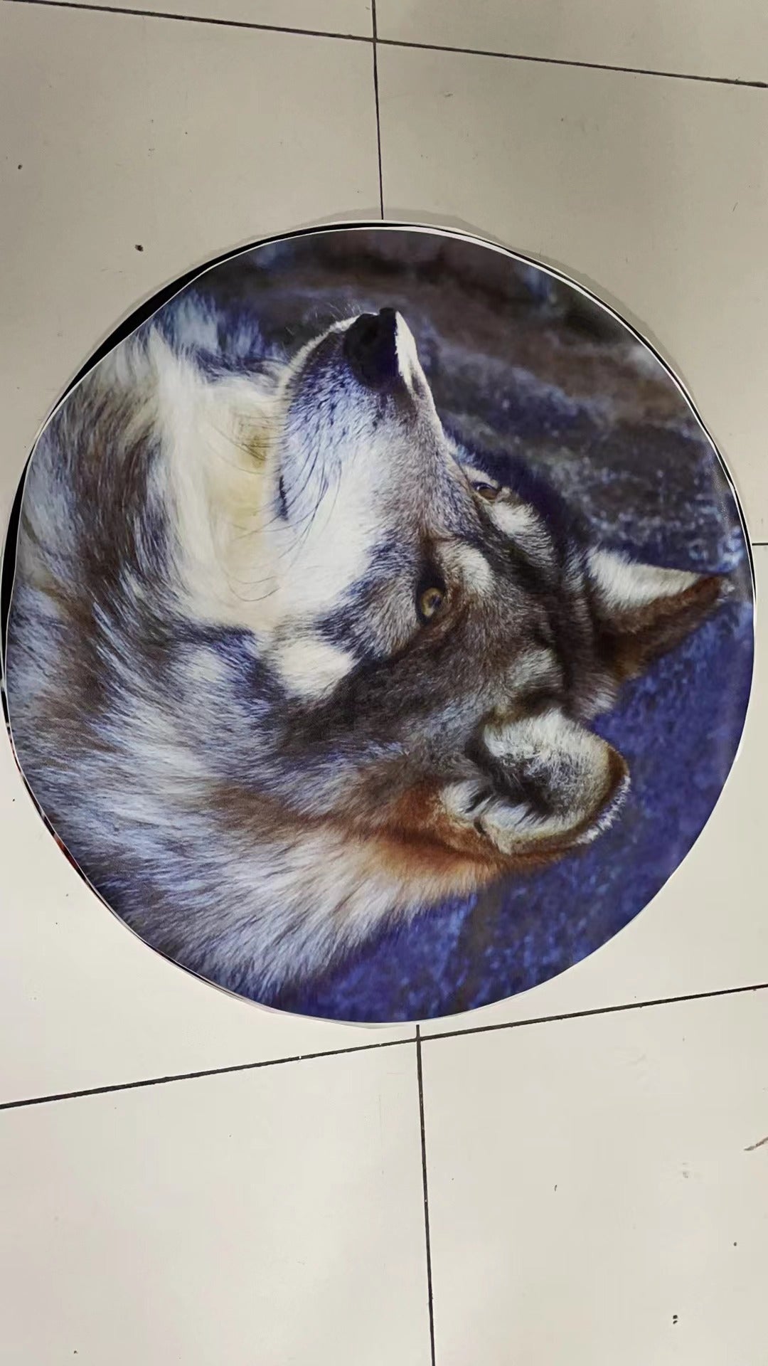 Spare Tire Cover , Waterproof Wolf Protector Casing For Jeep Liberty Suzuki